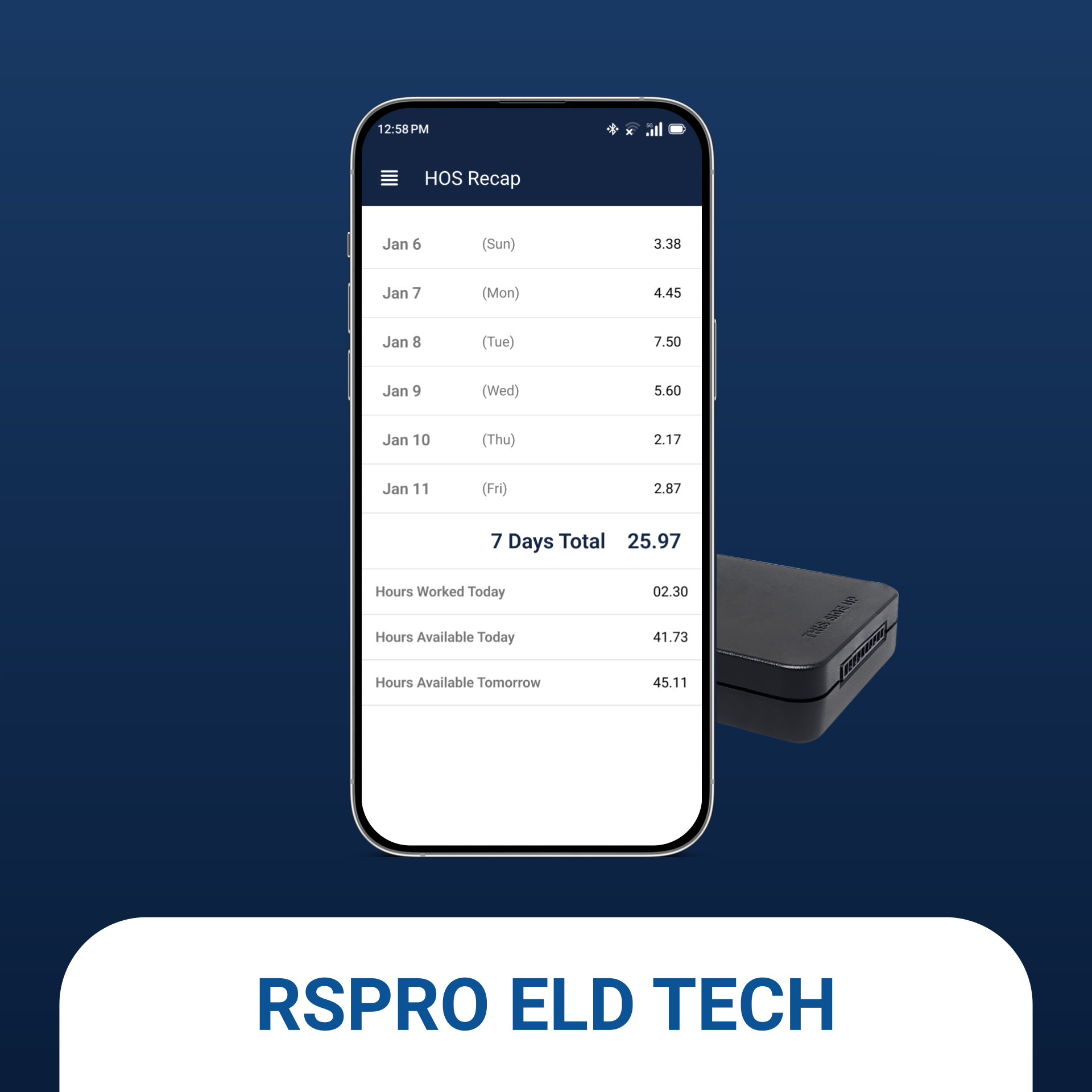 Product image for RSPRO ELD TECH