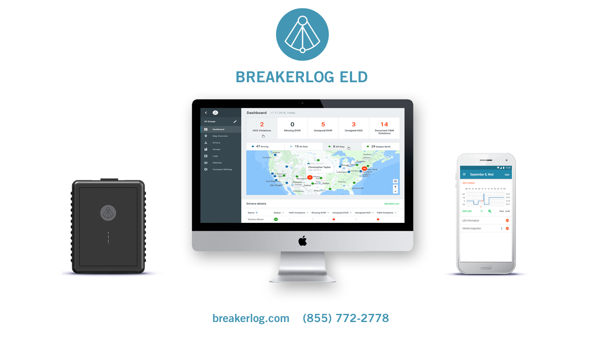 Product image for BreakerLog ELD