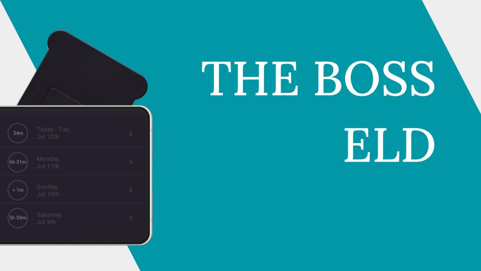 Product image for THE BOSS ELD