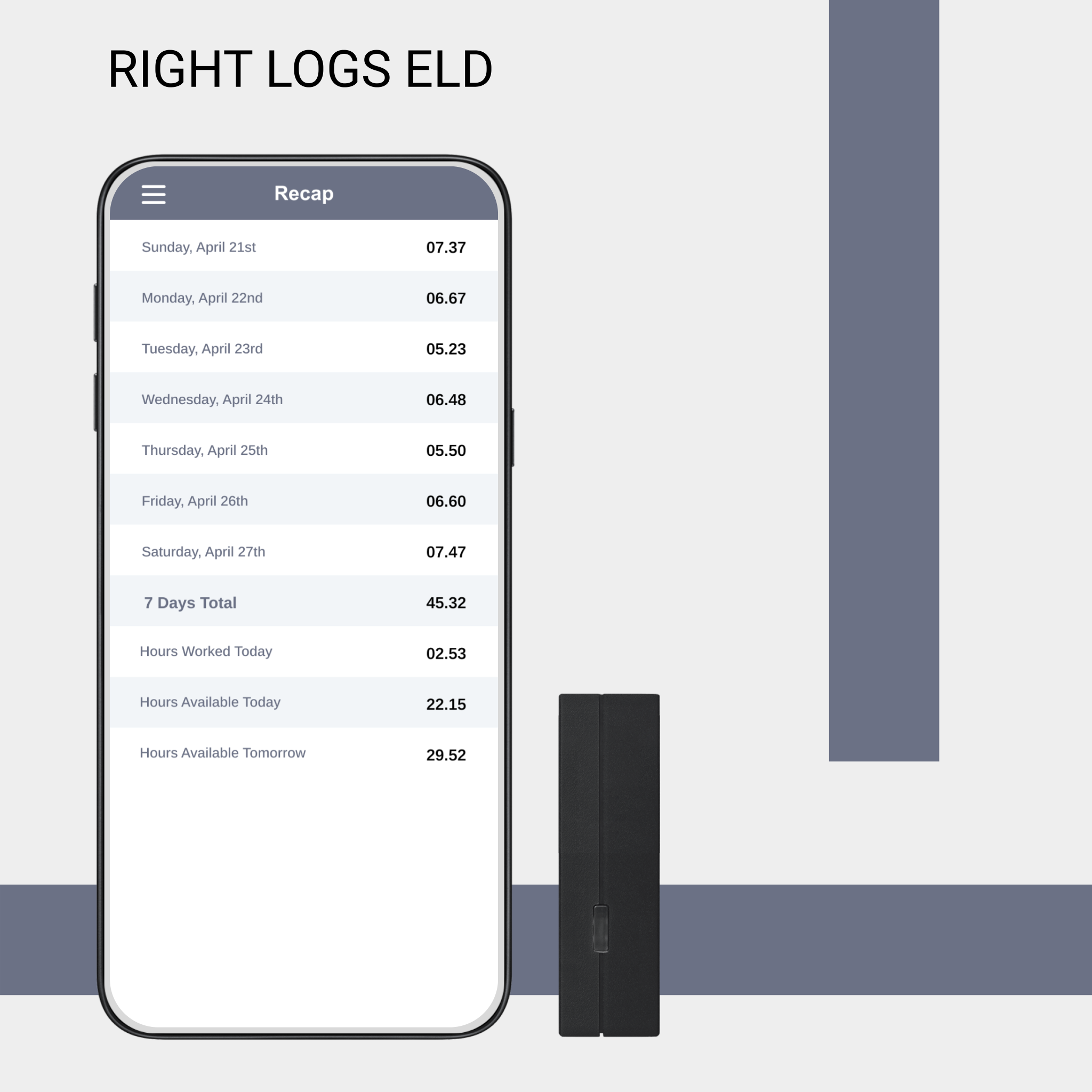Product image for RIGHT LOGS ELD
