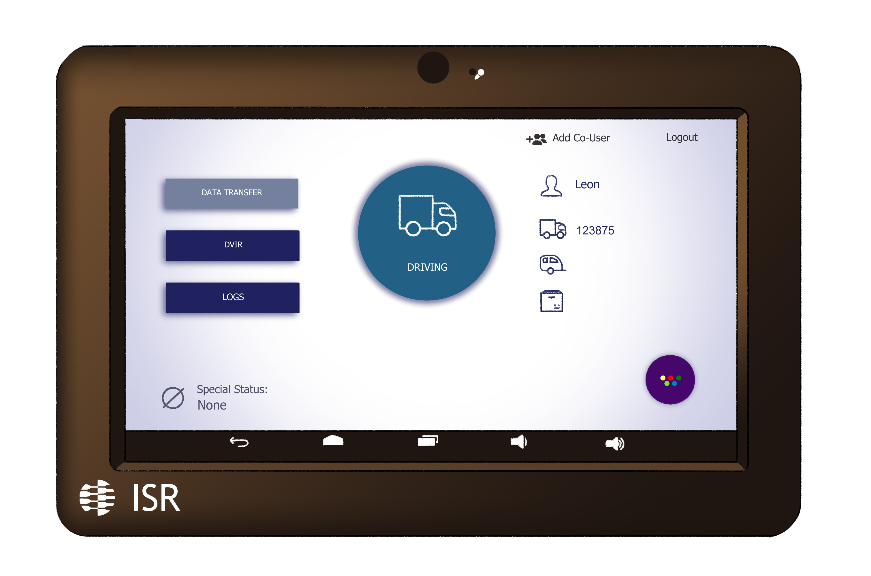 Product image for ISR FleetTrack® HOS ELD Module