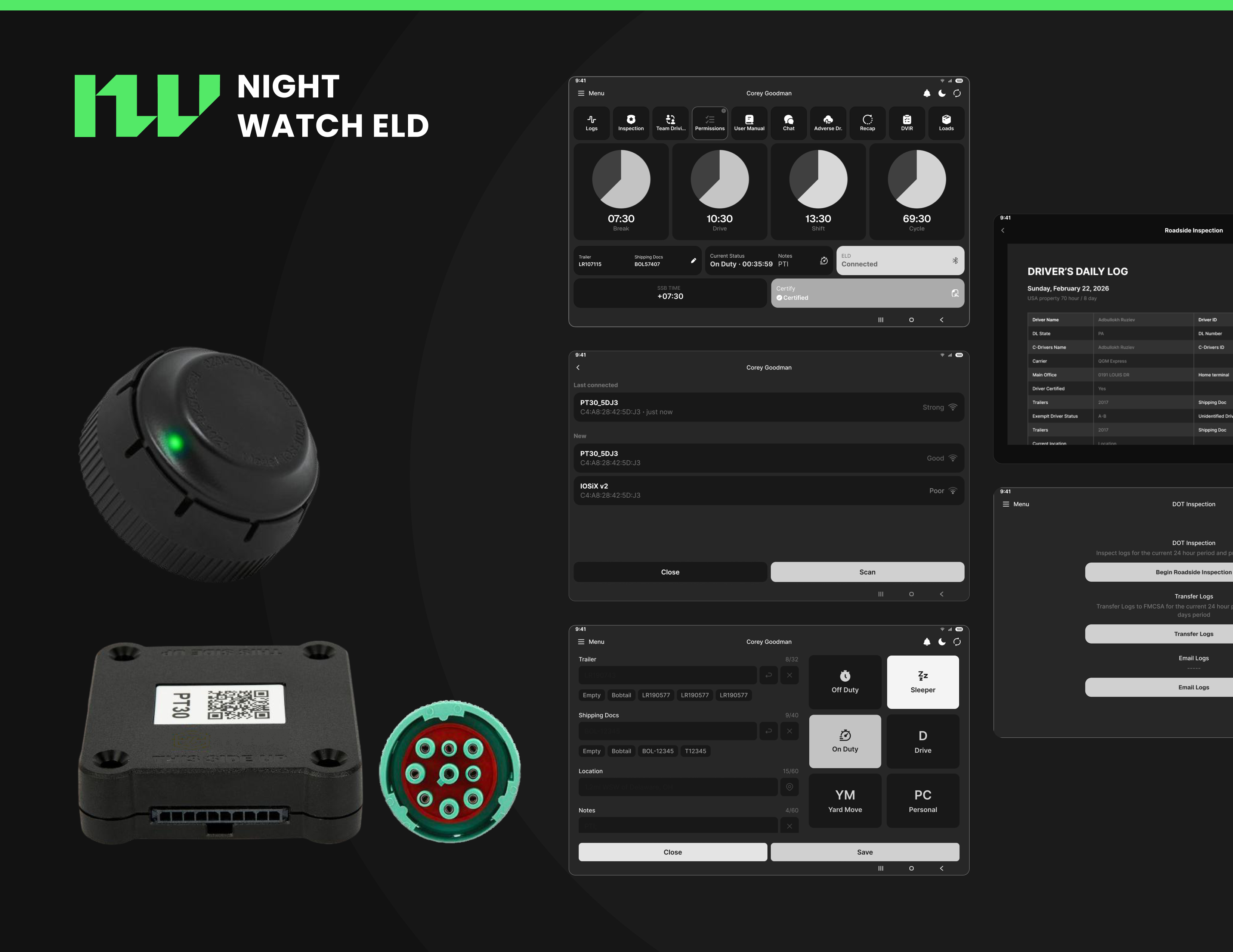 Product image for Night Watch ELD