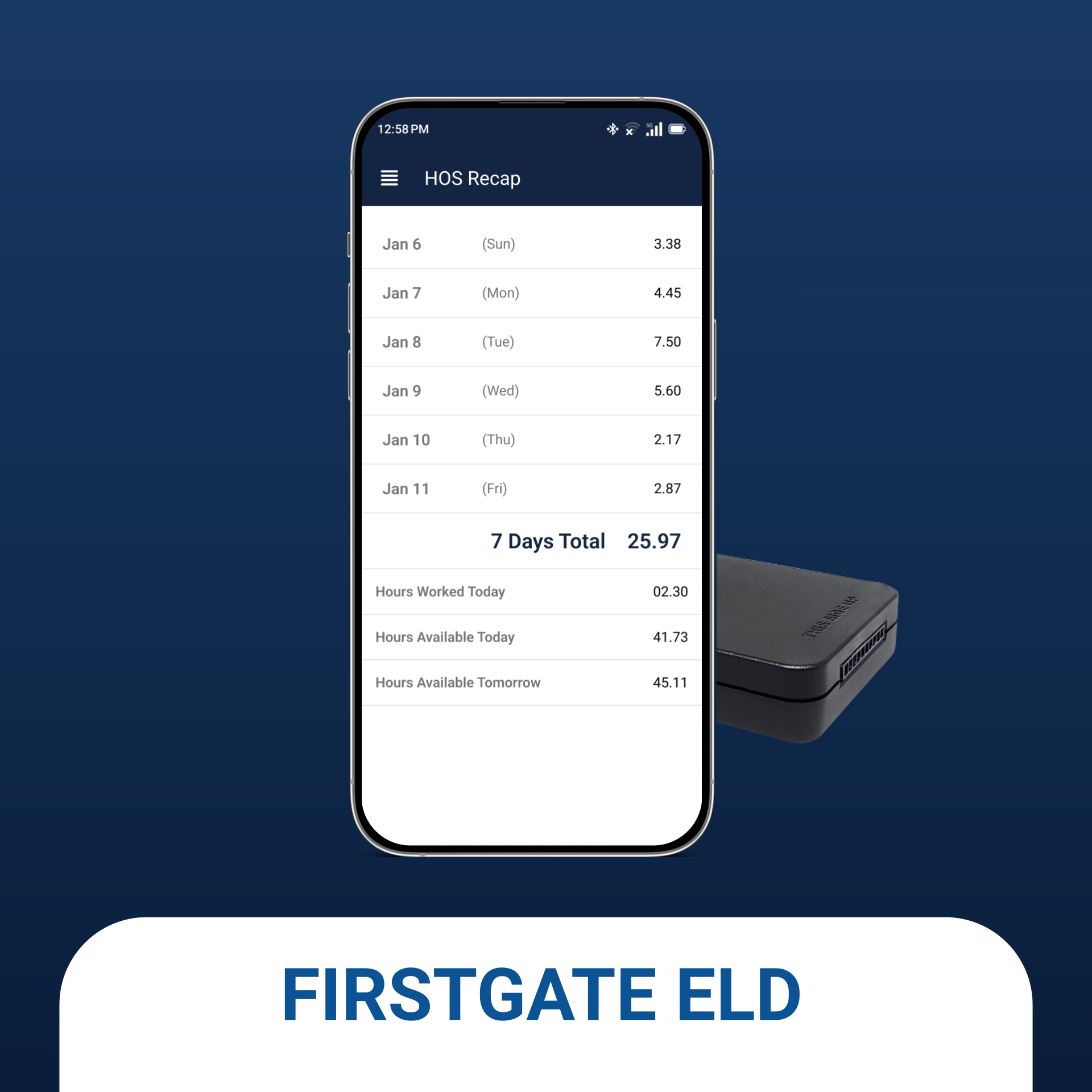Product image for FIRSTGATE ELD